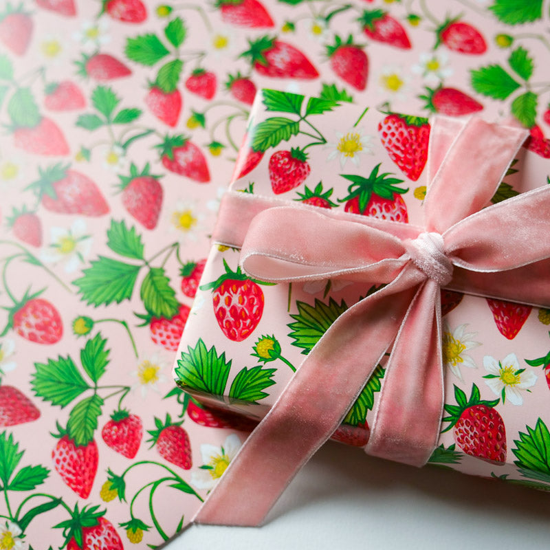 Strawberry Fields Wrapping Paper