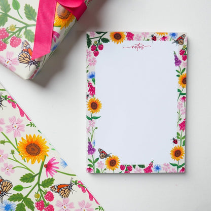 A6 Summer Meadows Notepad - HUTCH London