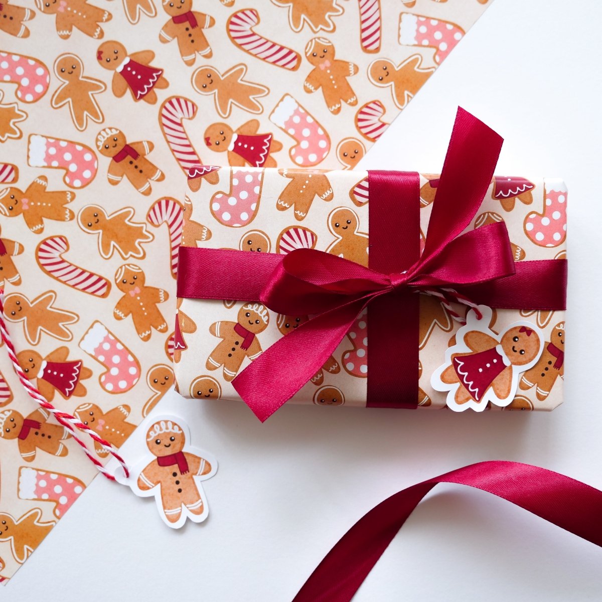 Cute Gingerbread Wrapping Paper - HUTCH London