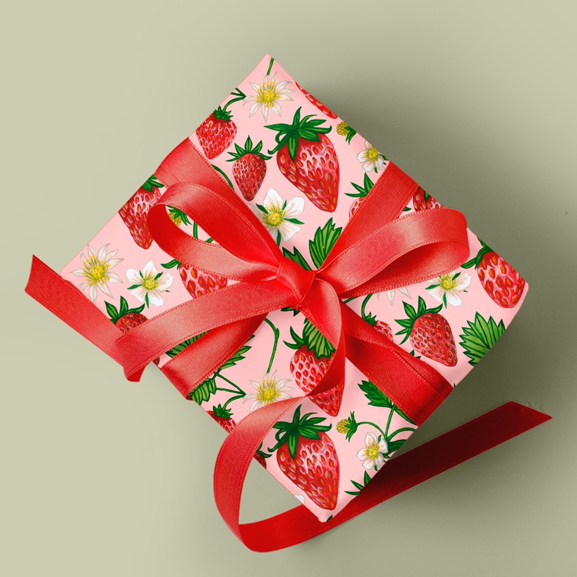 Strawberry Fields Wrapping Paper - HUTCH London